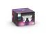 Spot led rgb cvadruplu philips hue argenta, bluetooth, 4xgu10, 4x5.7w, 4x350 lm, lumina alba si color (2000-6500k), ip20, metal, alb