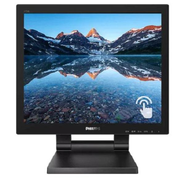 Monitor 17" philips 172b9tl, smooth touch 10 points, tn, wled, 5:4, hd+ 1280*1024, 60 hz, 1 ms, 250 cd/ mp, 1000:1, 170/160, flicker-free, easyread, lowblue mode, tocuh mode stylus, finger, glove, 7h, vga, dvi, dp, hdmi, 2* usb, pc audio-in, headphone out