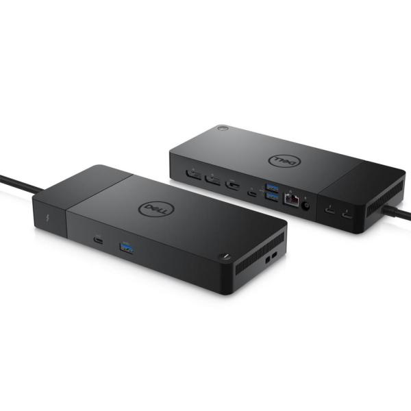 Dell thunderbolt dock wd22tb4, connectivity: usb-c 3.2 gen 2, usb-a 3.2 gen 1 with powershare, 2 x displayport 1.4, hdmi 2.0, usb-c multifunction displayport, 2 x usb-a 3.2 gen 1 port, gigabit ethernet rj45, power in, 2 x thunderbolt™ 4, dimensions: 205 m