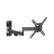 suport tv de perete, barkan 2400.b, fix, 13"- 43", vesa 200 x 200 mm, suporta pana la 25kg, negru