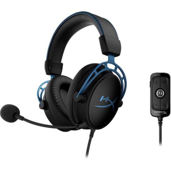 Casti gaming hp hyperx cloud alpha s, cu fir, negru