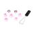Hp gaming keycaps full set, hyperx pudding, us layout, pink