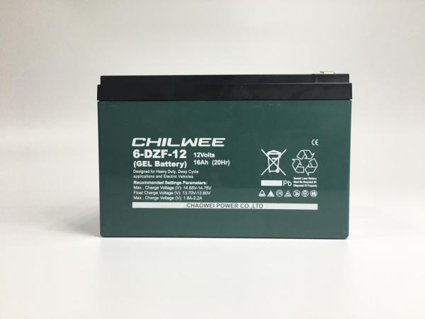 Acumulator 12v 12ah vrla  deep cycle gel, seria dzf , chilwee 6-dzf-12, fara intretinere, pot fi utilizati intr-o multitudine de aplicatii: moped, scutere cu motor electric pentru copii, vehicule electrice mici, iluminat de urgenta, jucarii electrice, apl
