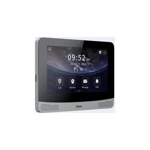 Post interior videointerfon dnake 7" cu android; memorie: 1gb, flash: 8gb, ecran: 7" ips lcd, 1024x600, touch screen; alimentare: dc12v/2a or ieee 802.3at poe+  ; consum:10w; interfata: 1 x rj45, 10/100 mbps adaptive; protocol:   sip, udp, tcp, rtp, rtsp,