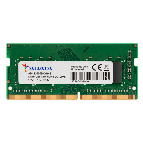 Memorie ram notebook adata, so-dimm, ddr4, 8gb, cl19, 2666mhz