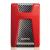Hdd extern adata, 2tb, hd650, 2.5", usb3.1, rezistent la zgarieturi, rosu