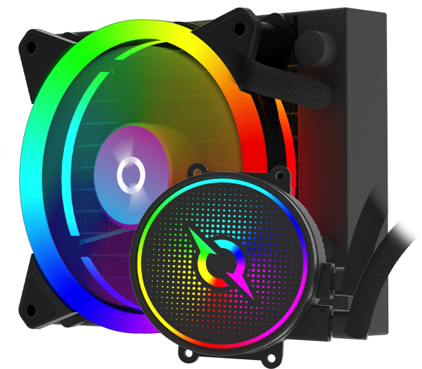 Cooler procesor aquarius 120 aio black argb