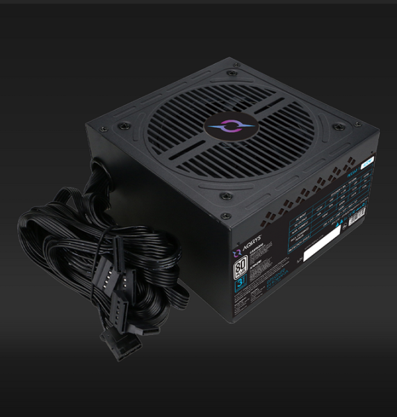 Sursa aqirys pulsar si 650w 80 plus white, atx12v 2.52, pfc activ, ventilator 120mm, 6 niveluri de protectie, cabluri plate fixe 2xpcie