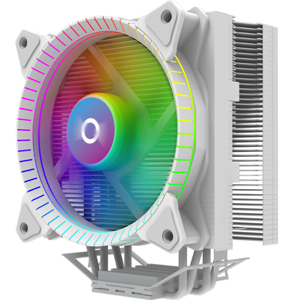 Cooler procesor uranus ls white argb pwm, compatibil intel/amd
