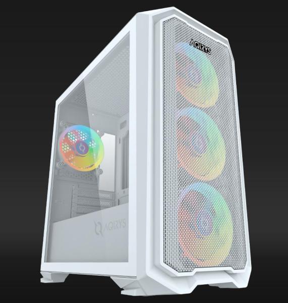 Carcasa aqirys wezen midi tower white rgb