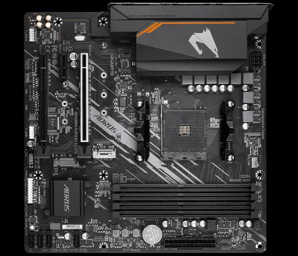 Placa de baza gigabyte b550m aorus elite, socket am4