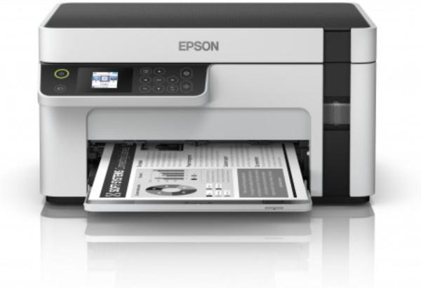 Multifunctional inkjet mono ciss epson m2120, dimensiune a4 (printare, copiere, scanare), viteza 32ppm alb-negru, rezolutie 1440x720 dpi, alimentare hartie 150 coli, scanner cis rezolutie 1200x2400 dpi,viteza 12 sec, display 3.7cm, interfata: usb 2.0, wif