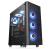 Carcasa thermaltake v200 tempered glass rgb, spcc steel atx tower, farasursa (tip atx, montata jos), interior vopsit negru, 2x3.5" (intern) ,3x/2.5" (intern), design tool-less, fata – 3x 120mm rgb led fans(incluse, 1000rpm, 16dba) si 2x 140mm fan (optiona