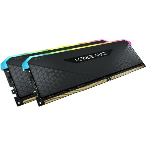 Memorie ram desktop corsair vengeance rgb rs, dimm, ddr4, 16gb (2x8gb), cl16, 3200 mhz