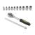 Hr set 12 piese 1/4" cr-v