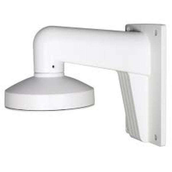 Suport de montaj pe perete pentru camere mini dome hikvison  ds-1272zj- 120,material aliaj de aluminiu, culoare alba, dimensiuni 120×122× 173.5mm, greutate 440g