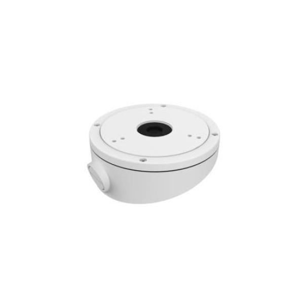 Doza pentru montaj inclinat hikvision ds-1281zj-dm23, material aliaj de aluminiu, dimensiuni: Φ136×48mm; greutate: 245g