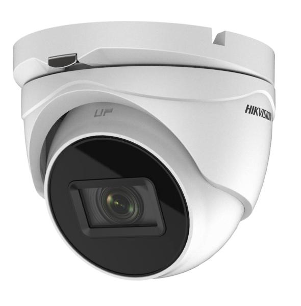 Camera supraveghere hikvision turbo hd dome ds-2ce79h8t-ait3zf(2.7- 13.5mm); 5mp; ultra-low light; 5 mp cmos; rezolutie: 2560 × 1944@20fps; iluminare: 0.003 lux @ (f1.2, agc on), 0 lux with ir; lentila varifocala motorizata: 2.7-13.5mm, distanta ir: 60m, 