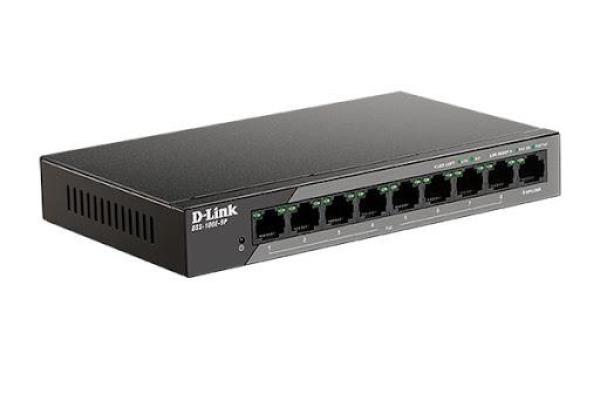 Switch dlink dss-100e-9p, 9 port, 10/100 mbps