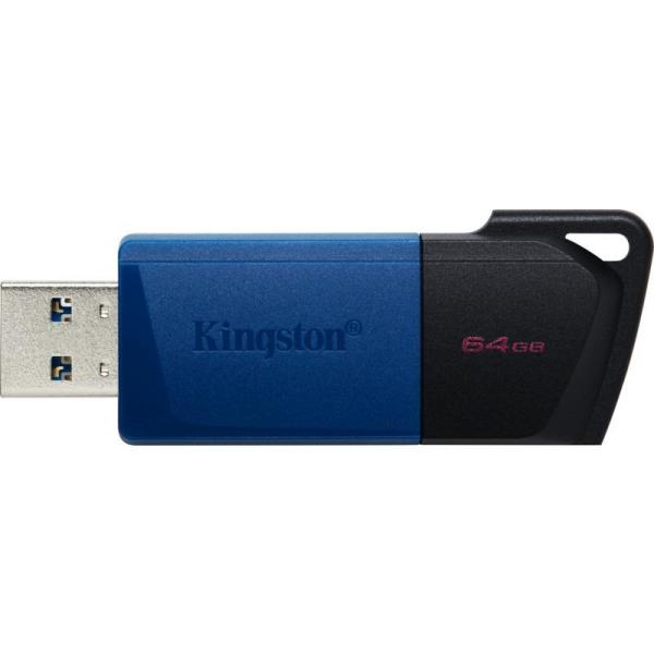 Memorie usb flash drive kingston datatraveler exodia m, 64gb, usb 3.2, negru