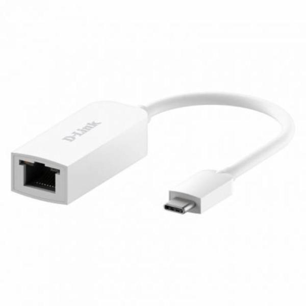 D-link usb-c to 2.5g ethernet adapter, dub-e250; x1 rj-45 2.5g ethernet port & usb-c / thunderbolt 3 connector, x2 led indicators for connection status.