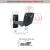 Barkan tv wall mount 13"-29", black