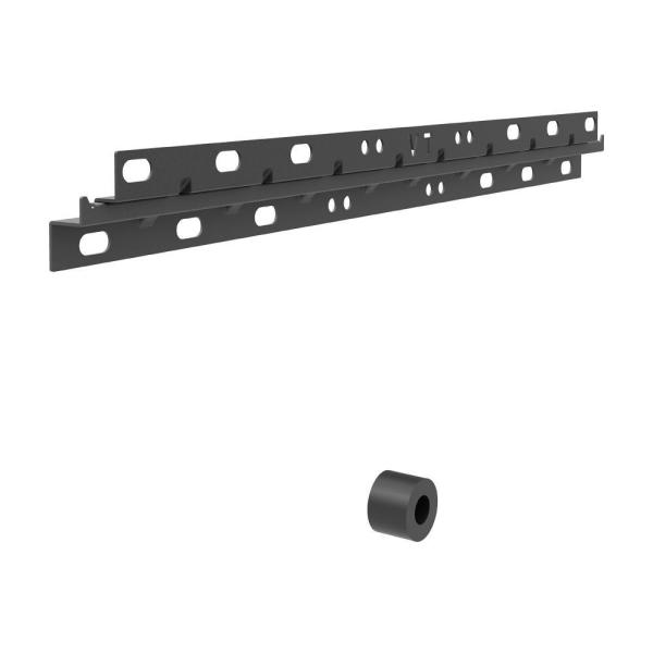 suport tv de perete, barkan e304, fix, 13"- 58", vesa 400 x 400 mm, suporta pana la 25kg, negru