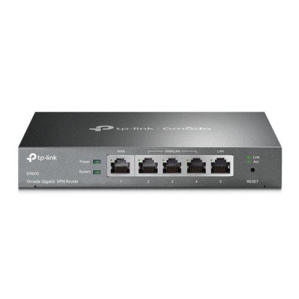 Tp-link er605 omada gigabit vpn router, standards and protocols:ieee 802.3, 802.3u, 802.3ab, ieee 802.3x, ieee 802.1q, interface: 1 fixed gigabit wan port, 1 fixed gigabit lan port, 3 changeable gigabit wan/lan ports, flash: spi 16mb, dram: 128 mb.