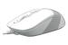 Mouse a4tech fm10, cu fir, alb