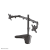 Suport monitor de birou dual, neomounts by newstar fpma-d550ddblack , 10" - 32", vesa 100x100, suporta pana la 8kg, negru