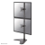 Suport monitor de birou dual, neomounts by newstar fpma-d550ddvblack, 10" - 32", vesa 100x100, suporta pana la 8kg, negru
