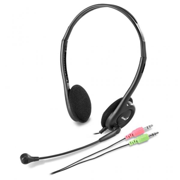 Casti cu microfon genius hs-200c, negru