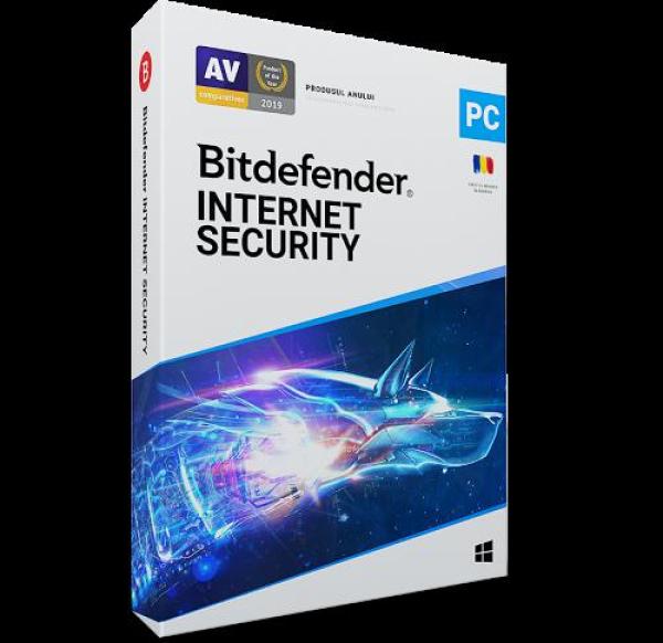 Licenta retail bitdefender internet security - protectie completapentru windows, valabila pentru 1 an, 5 dispozitive, new