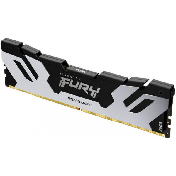 Memorie ram kingston fury renegade silver rgb, dimm, ddr5, 16gb, cl32, 6400mhz