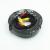 Cablu video si alimentare 15 metri ln-ec04-15m; conectori dc si bnc;  video power: 26 awg; insulation: 1.3mm colourless pe; power conductor: 21 awg x 2c red/black id: 1.35mmpvc; outer jacket: 4.4mm pvc black