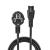 Cablu alimentare schuko lindy iec c5, 2m, negru description schuko mains plug to clover leaf iec c5 socket cable material: h05 vv-f 3g 1.00 100% electrical and mechanical inspection vde approved colour: black fully moulded https://www.lindy-internation