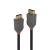 Cablu lindy ly-36483, displayport 1.2 cable, anthra line