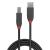 Cablu transfer lindy ly-36675, usb 2.0 type a to b, 5m, anthra line