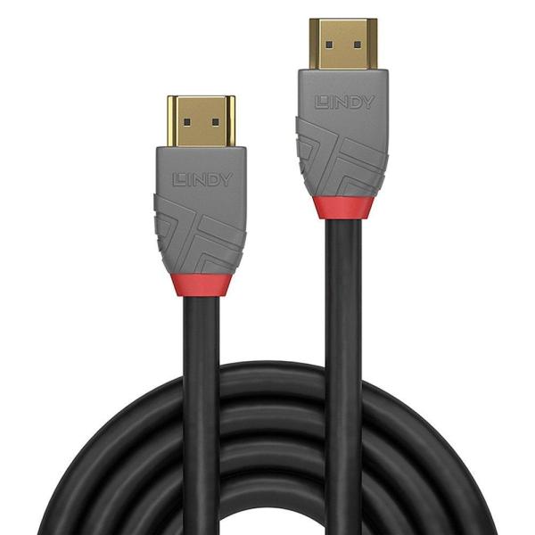 Cablu lindy ly-36963, hdmi 2.0, 2m, anthra line