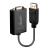 Adaptor activ lindy ly-41006, displayport to vga, negru