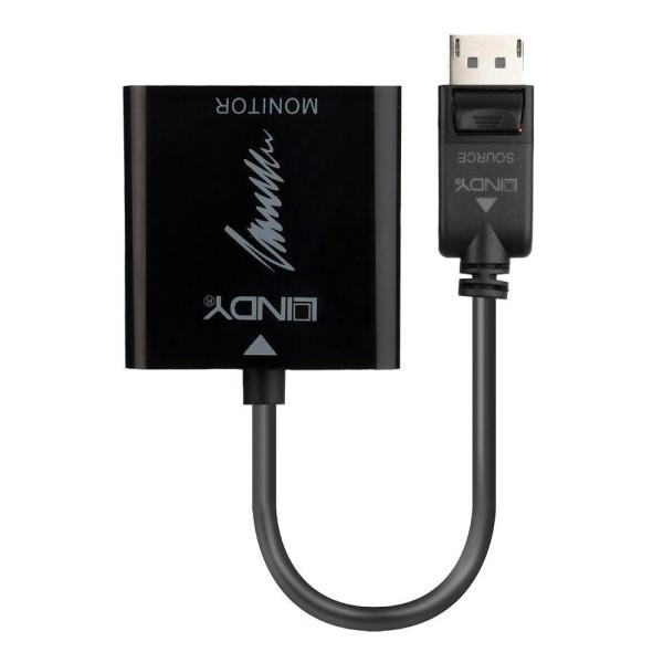 Adaptor lindy ly-41068, displayport 1.2 to hdmi 2.0 18g active, negru