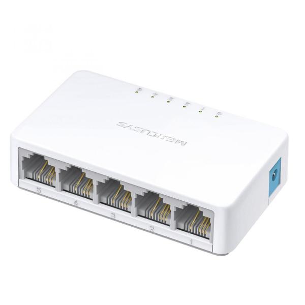 Switch mercusys ms105, 5 port, 10/100 mbps