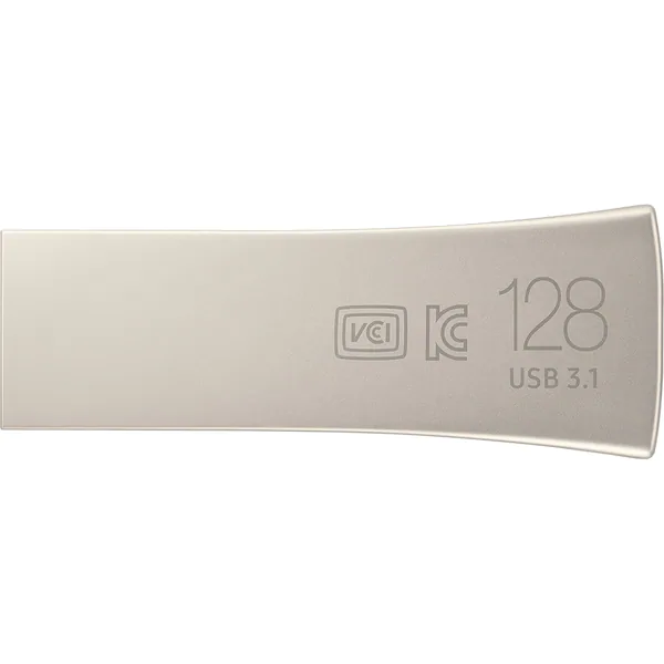 Memorie usb flash drive samsung 128gb bar plus, usb 3.1 gen1, champaign silver