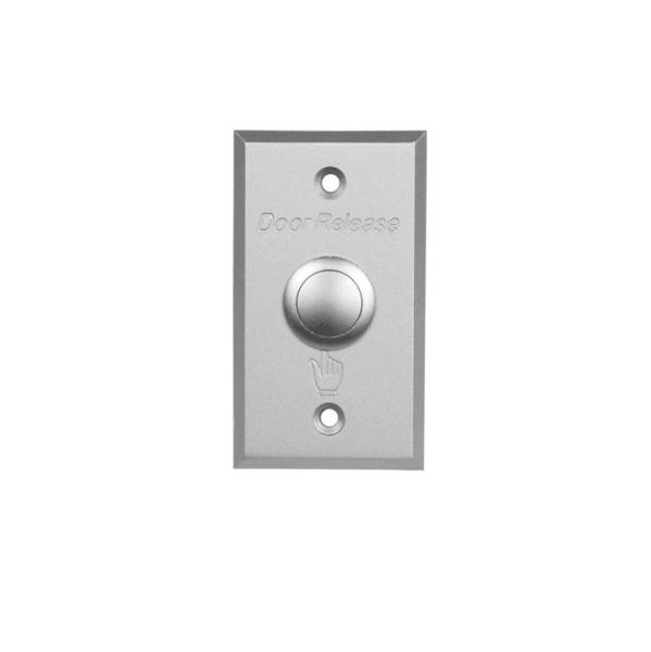 Buton de iesire incastrabil nd-eb05; iesire contact: no/nc; tensiune: 250vac; 2a; auto reset; material: aluminiu; dimensiuni: (l x w x h) 86 x50 x 40mm;