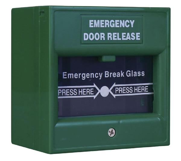 Buton iesire urgenta, culoare verde nd-edr911