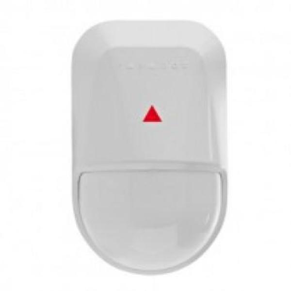 Detector de miscare pir paradox nv5+suport, 12x12m, unghi 90 grade, senzor dual, lentila hibrida cilindrica/sferica, suport orientabil sb100 inclus, numai pentru interior