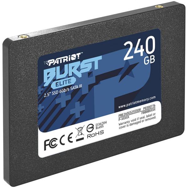 Ssd patriot burst elite, 240gb, sata iii
