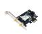 Asus pce-axe5400 wifi bluetooth 5.2 pcie adapter, wi-fi 6, 2.4ghz / 5ghz / 6ghz, greutate: 49.7g, 2 x antene externe, pci-express x 1.