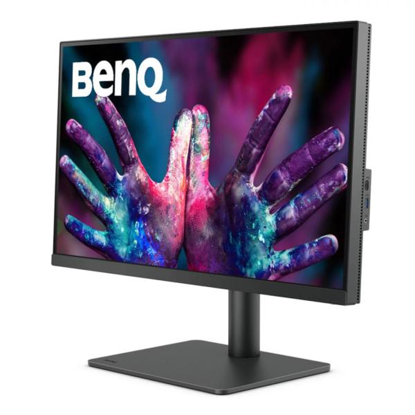 Monitor 27" benq pd2705u, ips, 4k 3840x2160, 250 cd/ mp, hdr10, 1200:1, 178/ 178, 5 ms, 60 hz, 16:9, anti-glare, boxe 2.5wx2, iesire casti, pivot, vesa 100* 100, hdmi, dp, usb c, 2* usb type b, 3* usb 3.2, usb c, flicker-free, low blue light, pip/pbp, fre