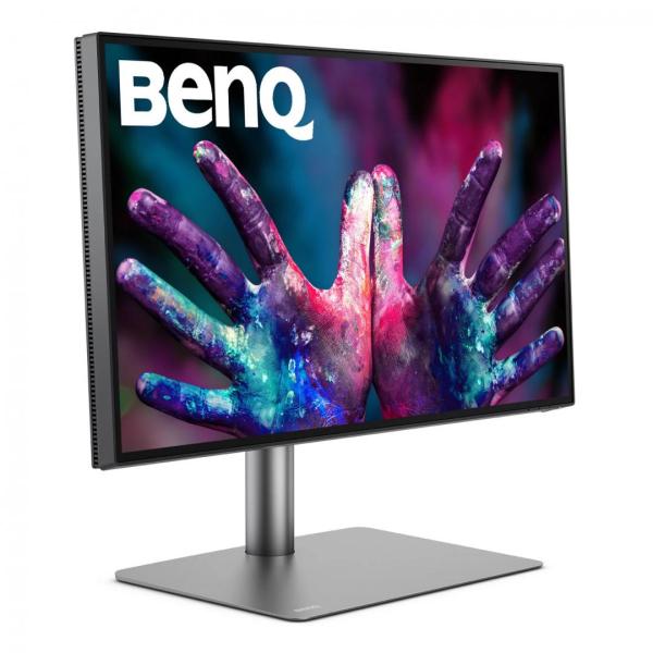 Monitor benq 27" pd2725u, ips, iluminare de fundal cu leduri, 4k 3840x2160, 250 cd/ mp, max 400 cd/ mp, hdr10,vesa displayhdr 400, 1200:1, 178/ 178, 5 ms, 60 hz, 16:9, boxe 2.5wx2, pivot, vesa 100* 100, 2* hdmi, dp, thunderbolt 3, iesire thunderbolt 3, us